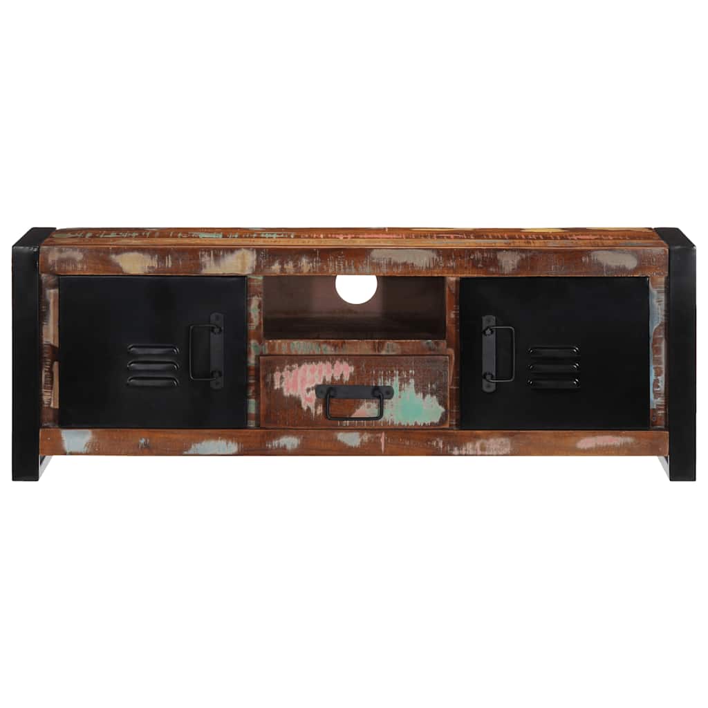 vidaXL Dulap TV 100x30x35 cm lemn masiv recuperat
