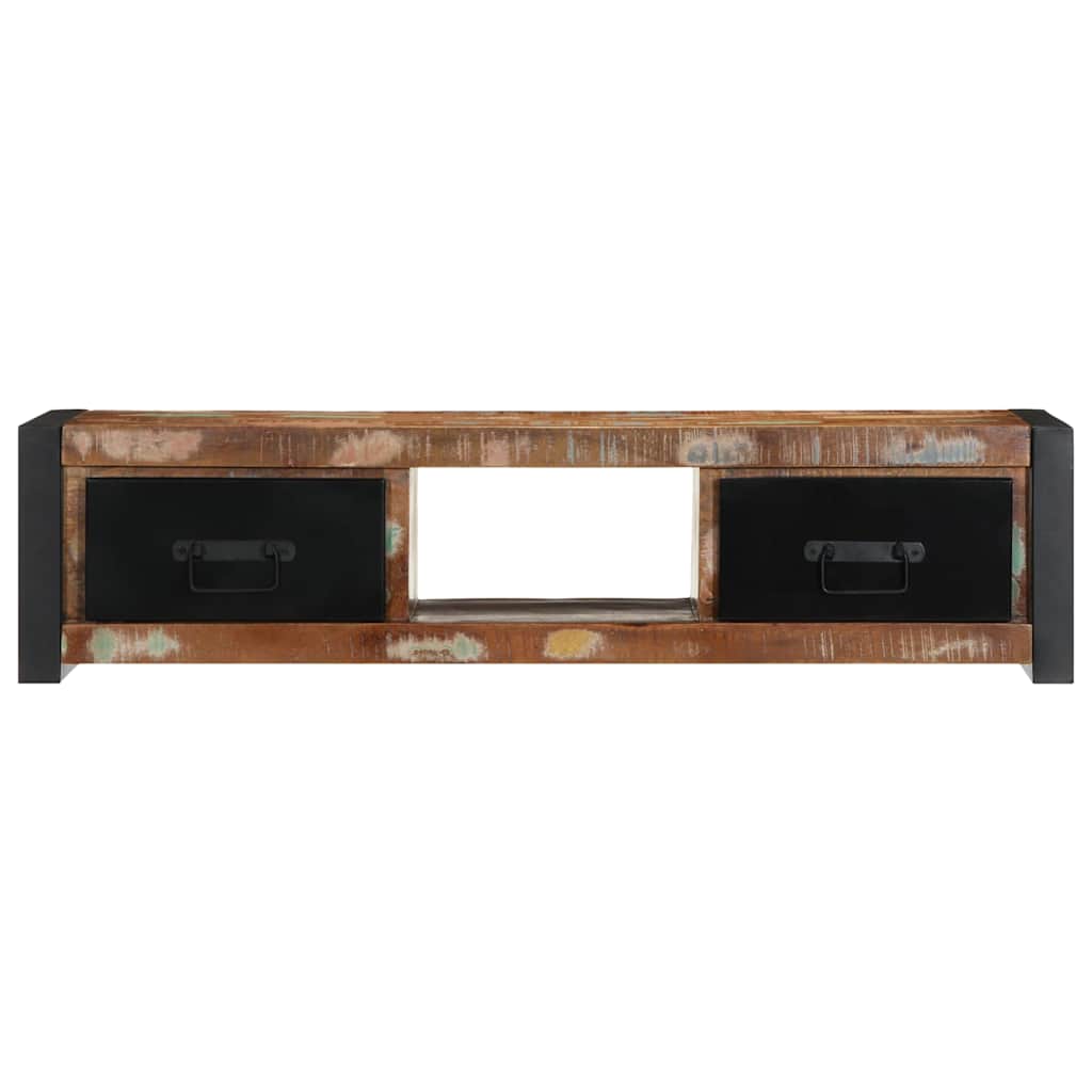 vidaXL Dulap TV 100x30x25 cm lemn masiv recuperat