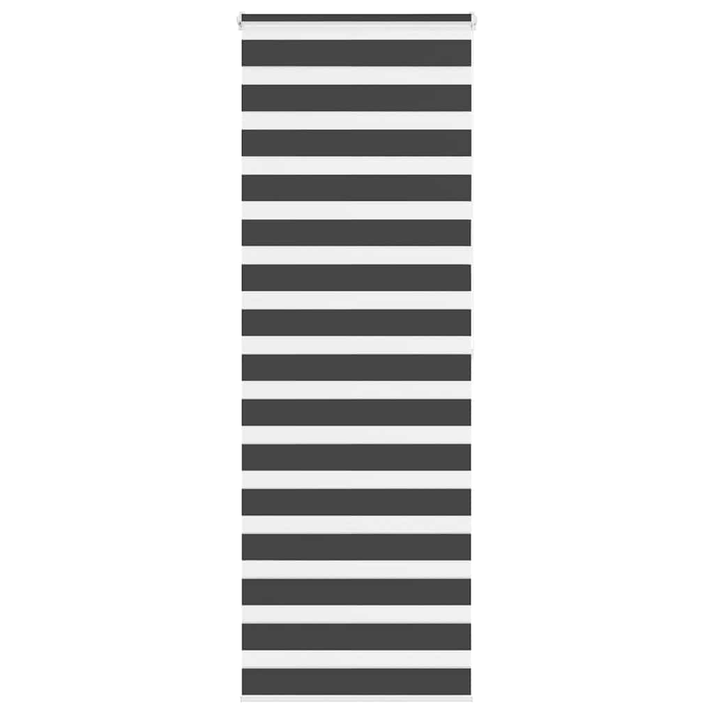 vidaXL Jaluzea tip zebra neagră lățime țesătură 65,9 cm poliester vidaXL Jaluzea tip zebra neagră lățime țesătură 65,9 cm poliester