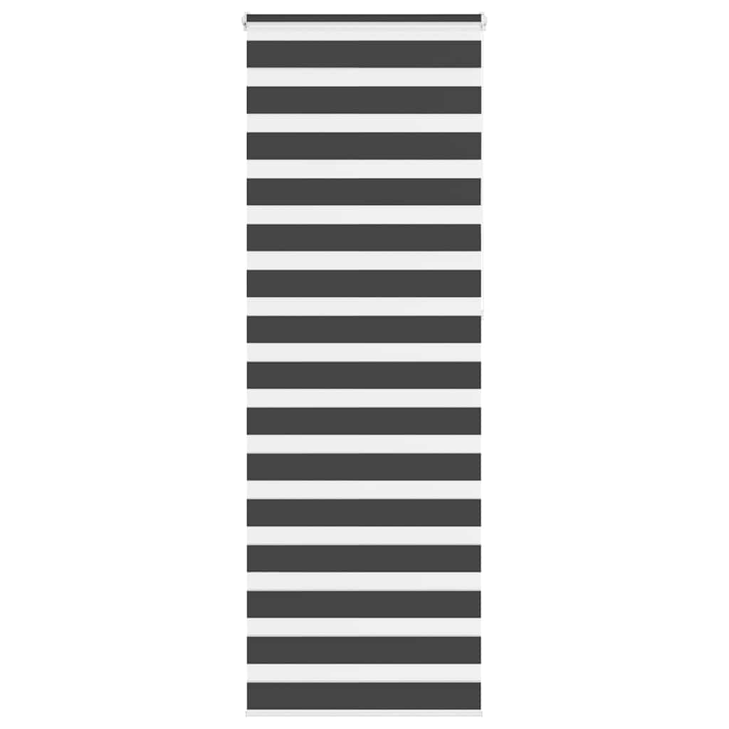vidaXL Jaluzea tip zebra neagră lățime țesătură 65,9 cm poliester vidaXL Jaluzea tip zebra neagră lățime țesătură 65,9 cm poliester