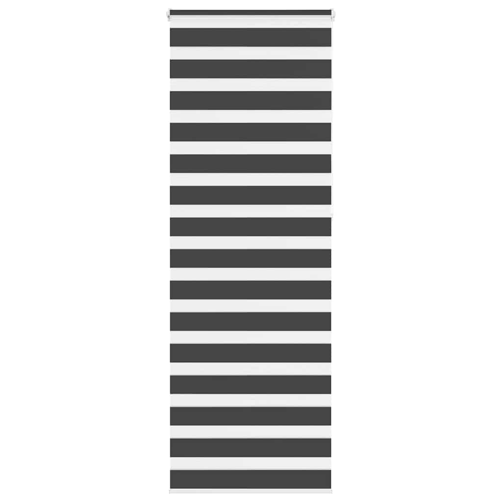 vidaXL Jaluzea tip zebra neagră lățime țesătură 85,9 cm poliester vidaXL Jaluzea tip zebra neagră lățime țesătură 85,9 cm poliester