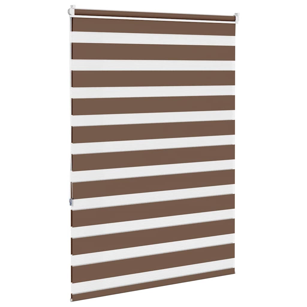 vidaXL Jaluzea tip zebra maro lățime țesătură 100,9 cm poliester vidaXL Jaluzea tip zebra maro lățime țesătură 100,9 cm poliester