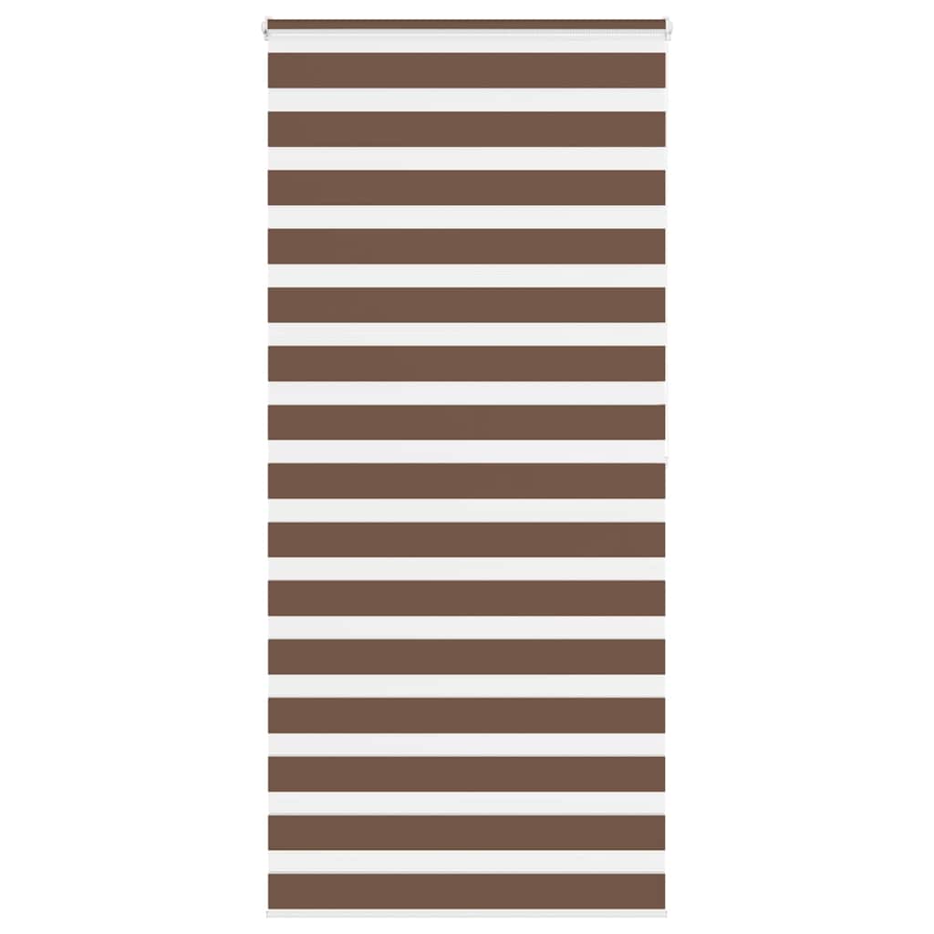 vidaXL Jaluzea tip zebra maro lățime țesătură 100,9 cm poliester vidaXL Jaluzea tip zebra maro lățime țesătură 100,9 cm poliester