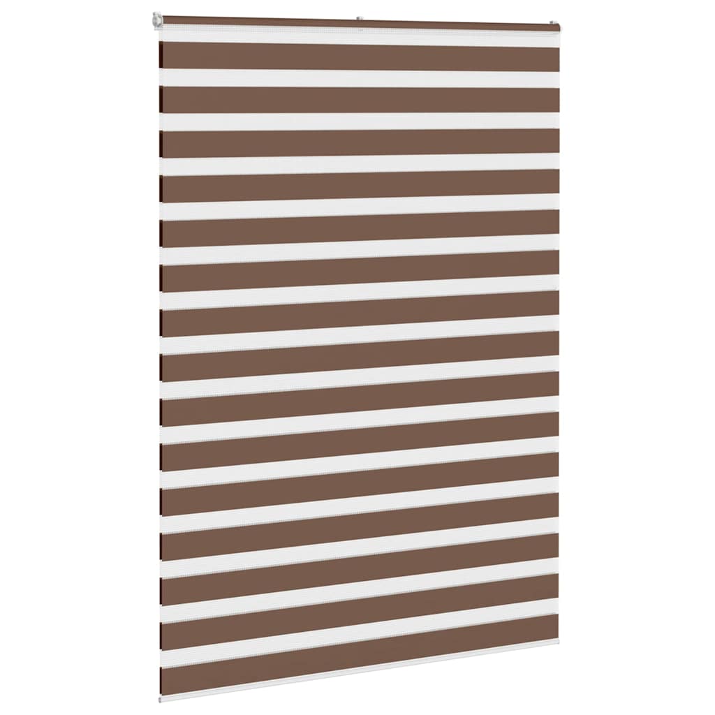 vidaXL Jaluzea tip zebra maro lățime țesătură 155,9 cm poliester vidaXL Jaluzea tip zebra maro lățime țesătură 155,9 cm poliester