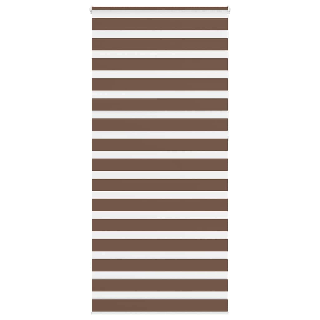 vidaXL Jaluzea tip zebra maro lățime țesătură 100,9 cm poliester vidaXL Jaluzea tip zebra maro lățime țesătură 100,9 cm poliester