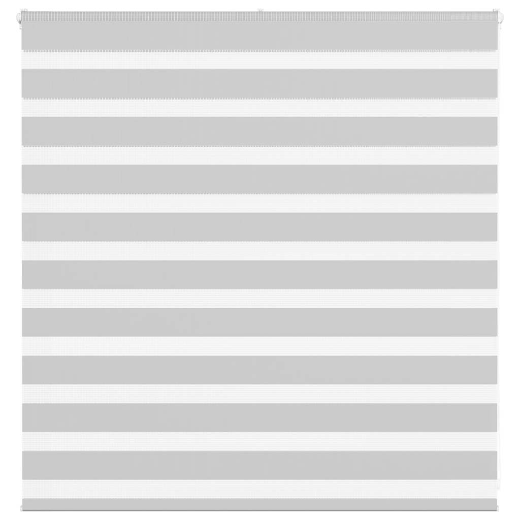 vidaXL Jaluzea tip zebra gri deschis lățime țesătură 135,9cm poliester
