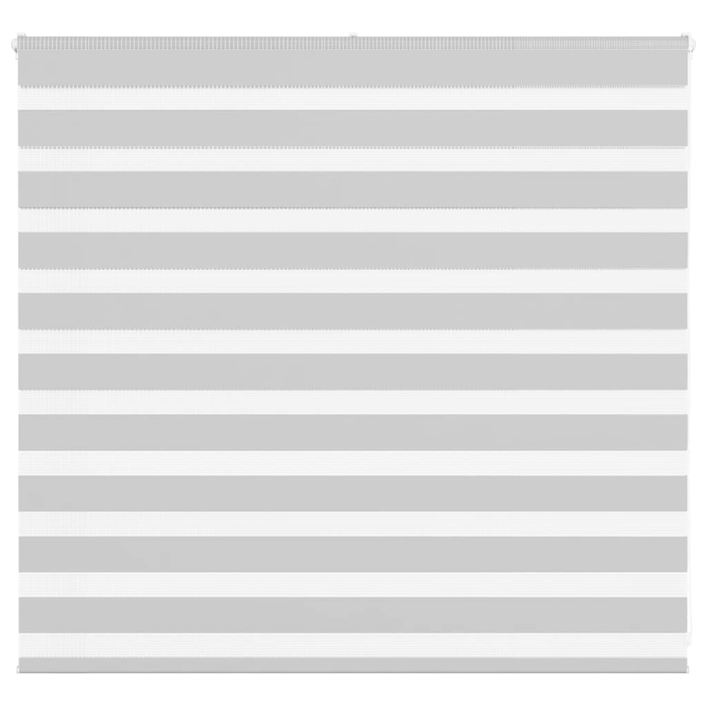 vidaXL Jaluzea tip zebra gri deschis lățime țesătură 150,9cm poliester