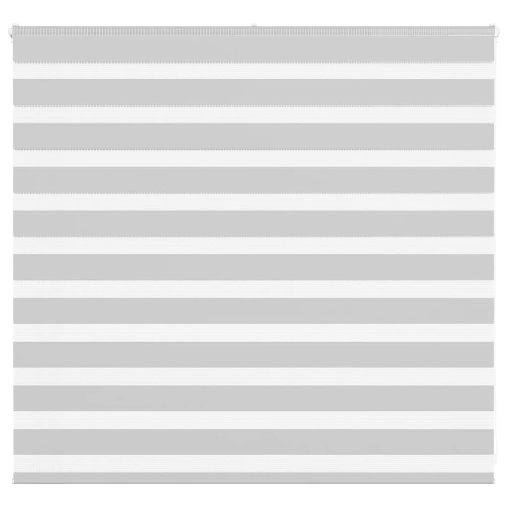 vidaXL Jaluzea tip zebra gri deschis lățime țesătură 155,9cm poliester