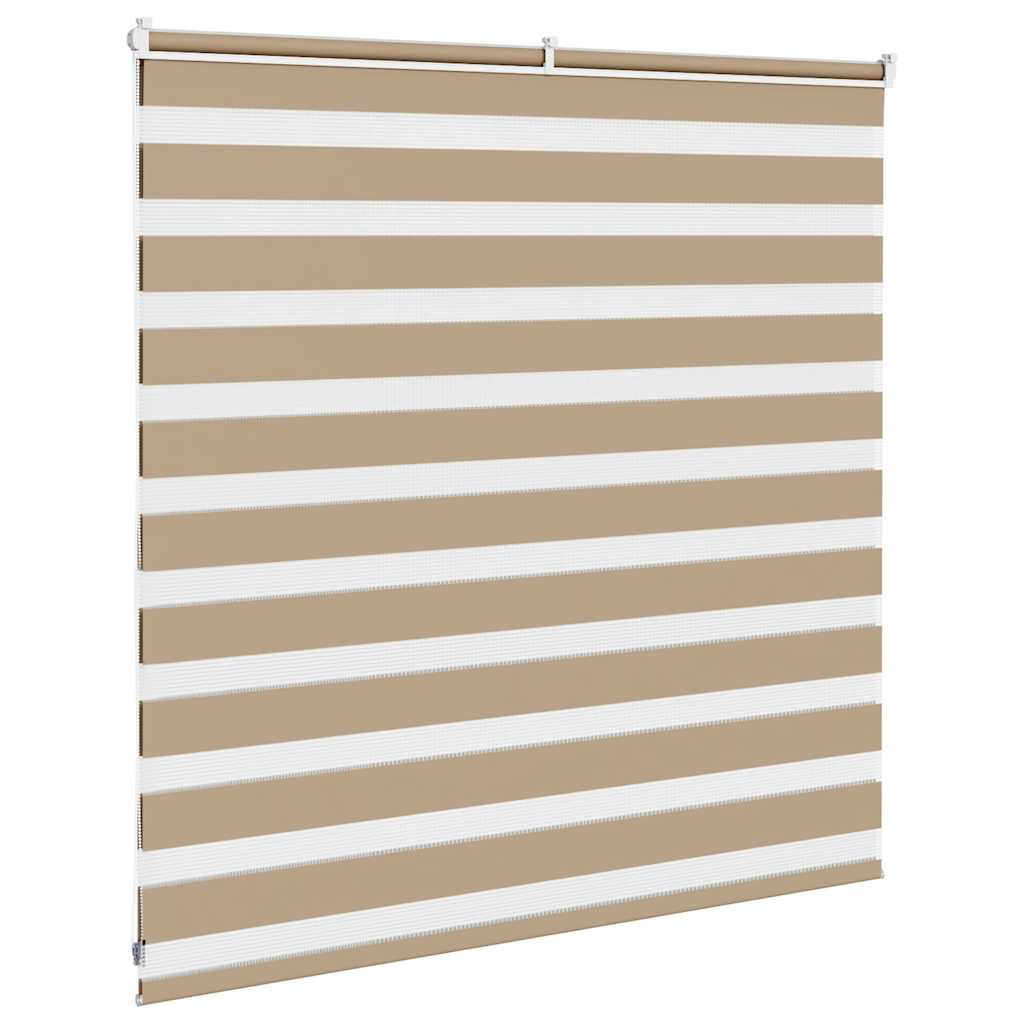 vidaXL Jaluzea tip zebra 140x100 cm lățime țesătură 135,9 cm poliester