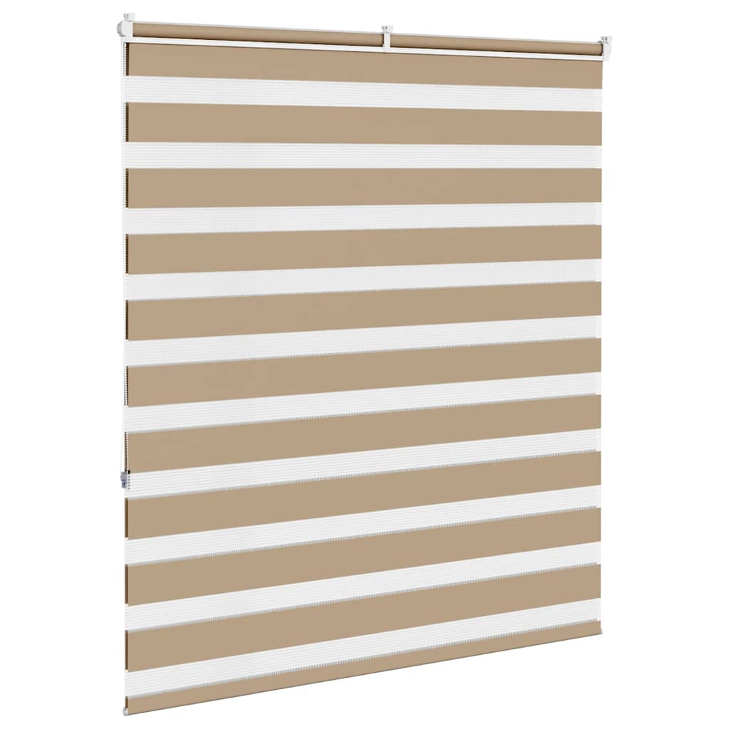 vidaXL Jaluzea tip zebra 130x150 cm lățime țesătură 125,9 cm poliester