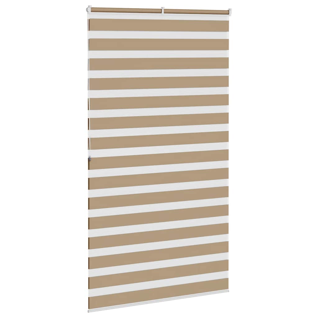 vidaXL Jaluzea tip zebra 130x200 cm lățime țesătură 125,9 cm poliester vidaXL Jaluzea tip zebra 130x200 cm lățime țesătură 125,9 cm poliester