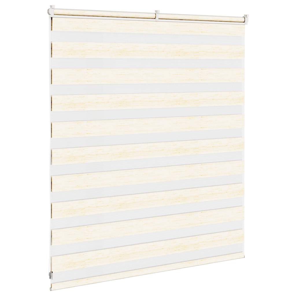 vidaXL Jaluzea tip zebra 125x100 cm lățime țesătură 120,9 cm poliester