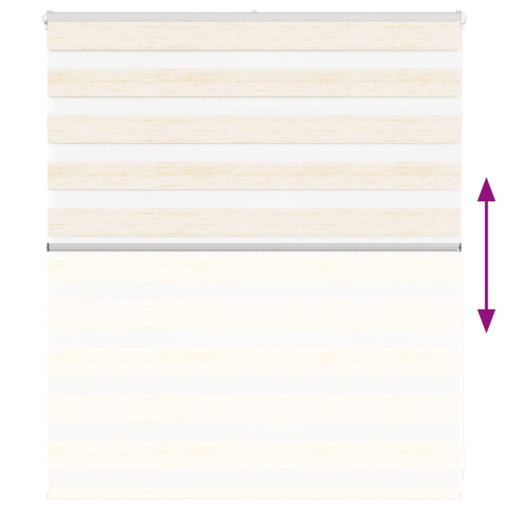 vidaXL Jaluzea tip zebra 135x100 cm lățime țesătură 130,9 cm poliester