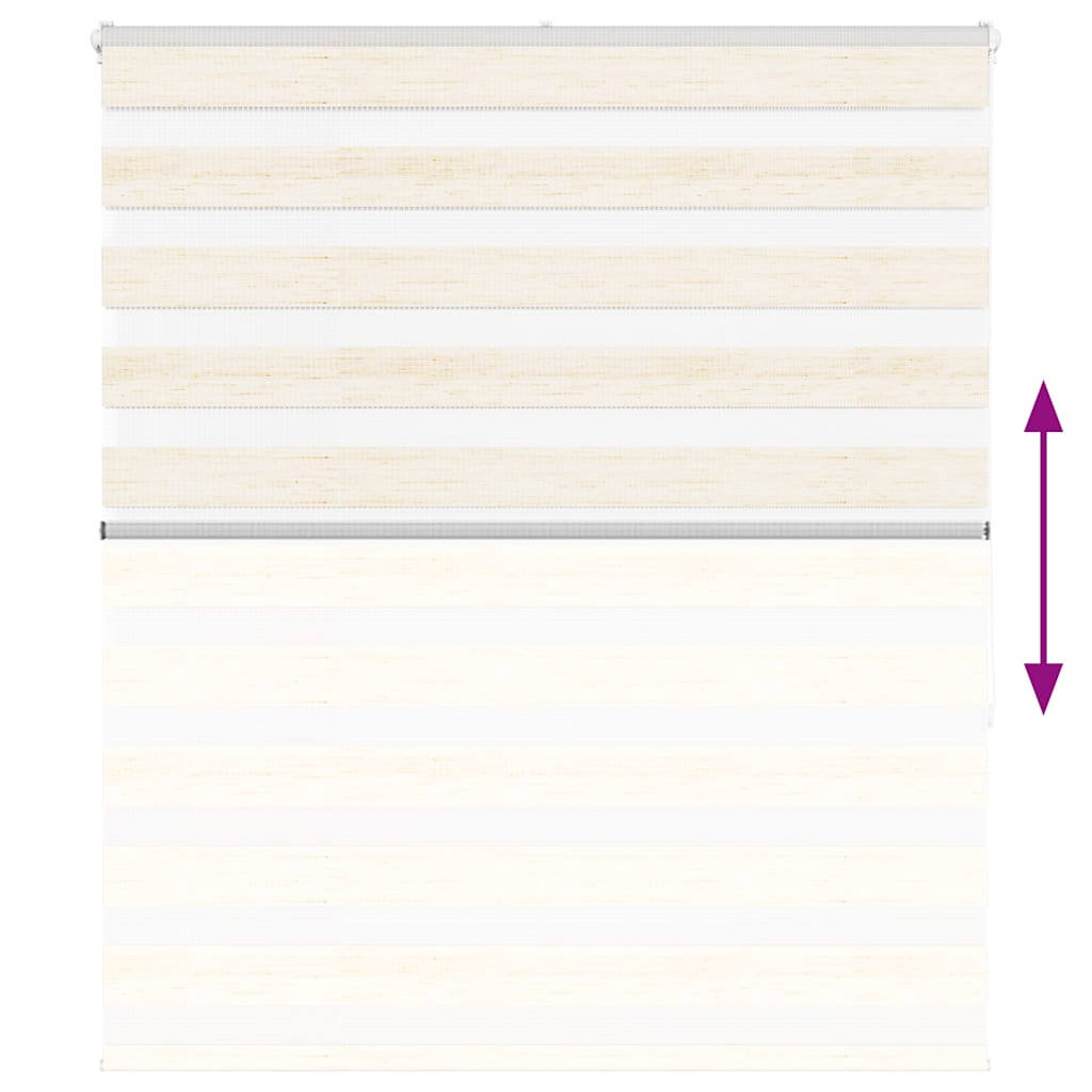 vidaXL Jaluzea tip zebra 120x150 cm lățime țesătură 115,9 cm poliester