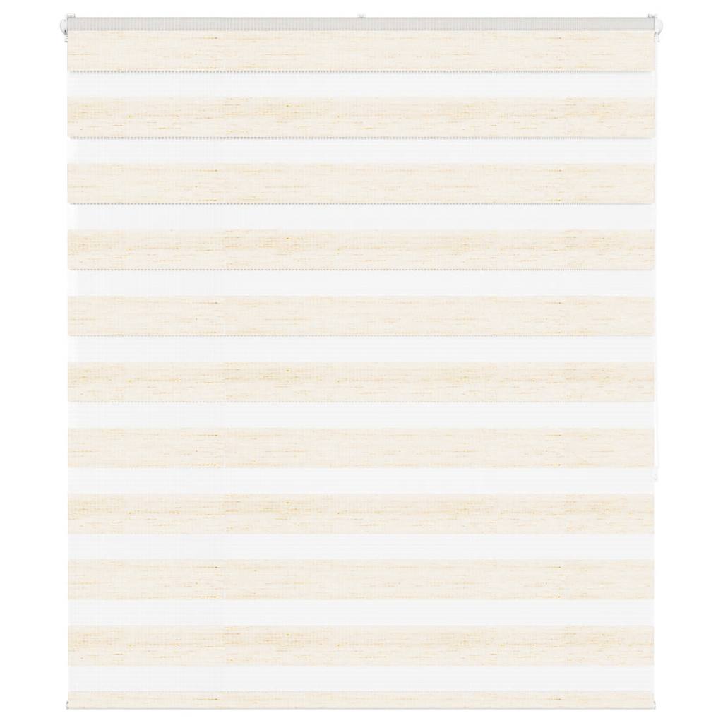 vidaXL Jaluzea tip zebra 130x150 cm lățime țesătură 125,9 cm poliester