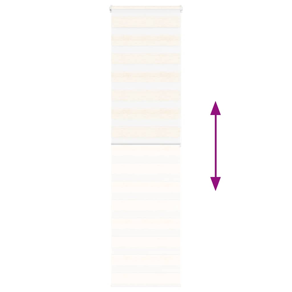 vidaXL Jaluzea tip zebra 55x200 cm lățime țesătură 50,9 cm poliester