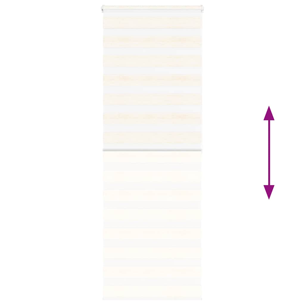 vidaXL Jaluzea tip zebra 75x200 cm lățime țesătură 70,9 cm poliester