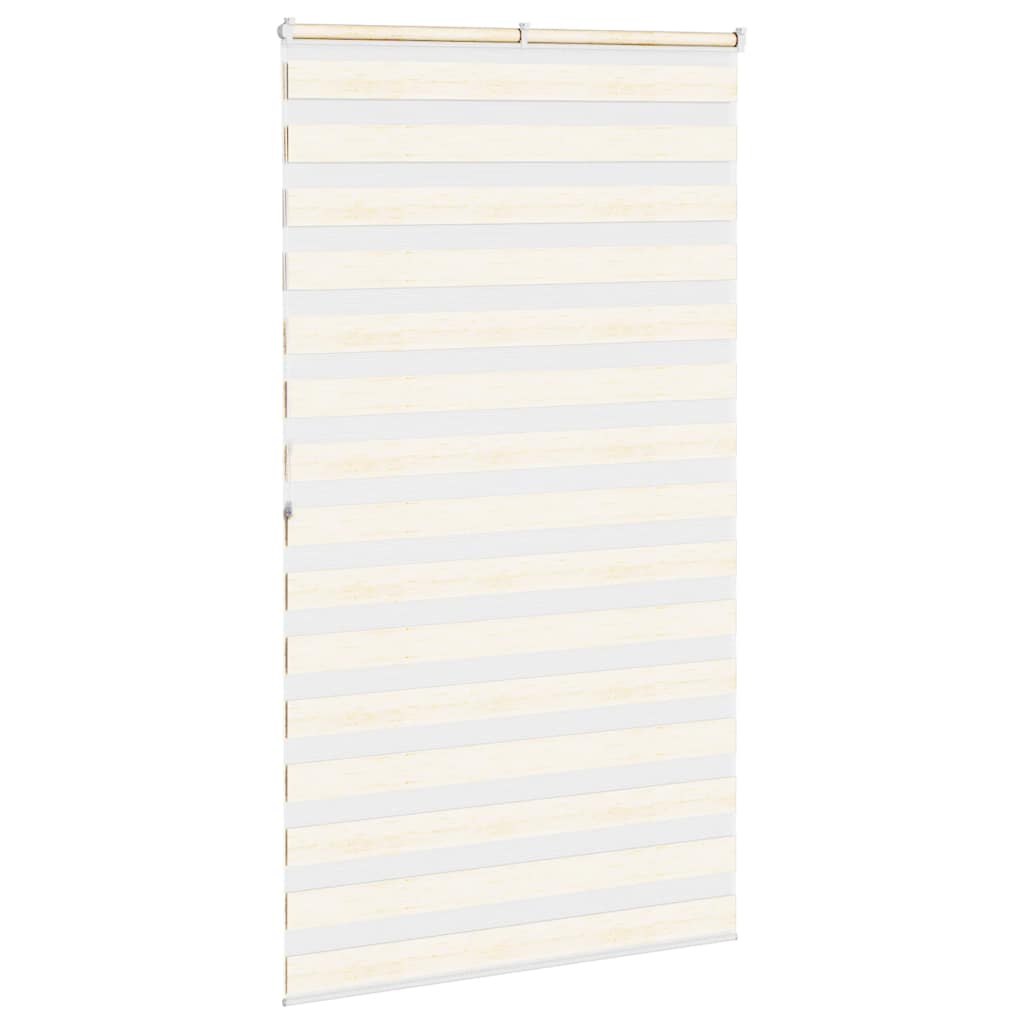 vidaXL Jaluzea tip zebra 130x200 cm lățime țesătură 125,9 cm poliester