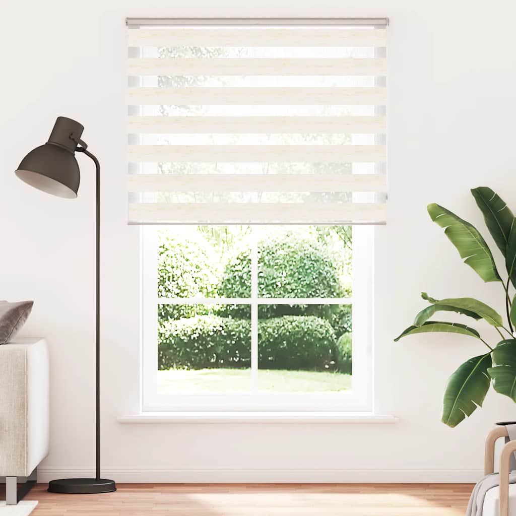 vidaXL Jaluzea tip zebra 150x200 cm lățime țesătură 145,9 cm poliester