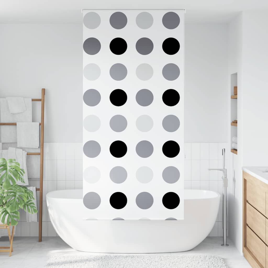 vidaXL Jaluzea cu rolă de duș 110x240 cm lățime material 106 cm