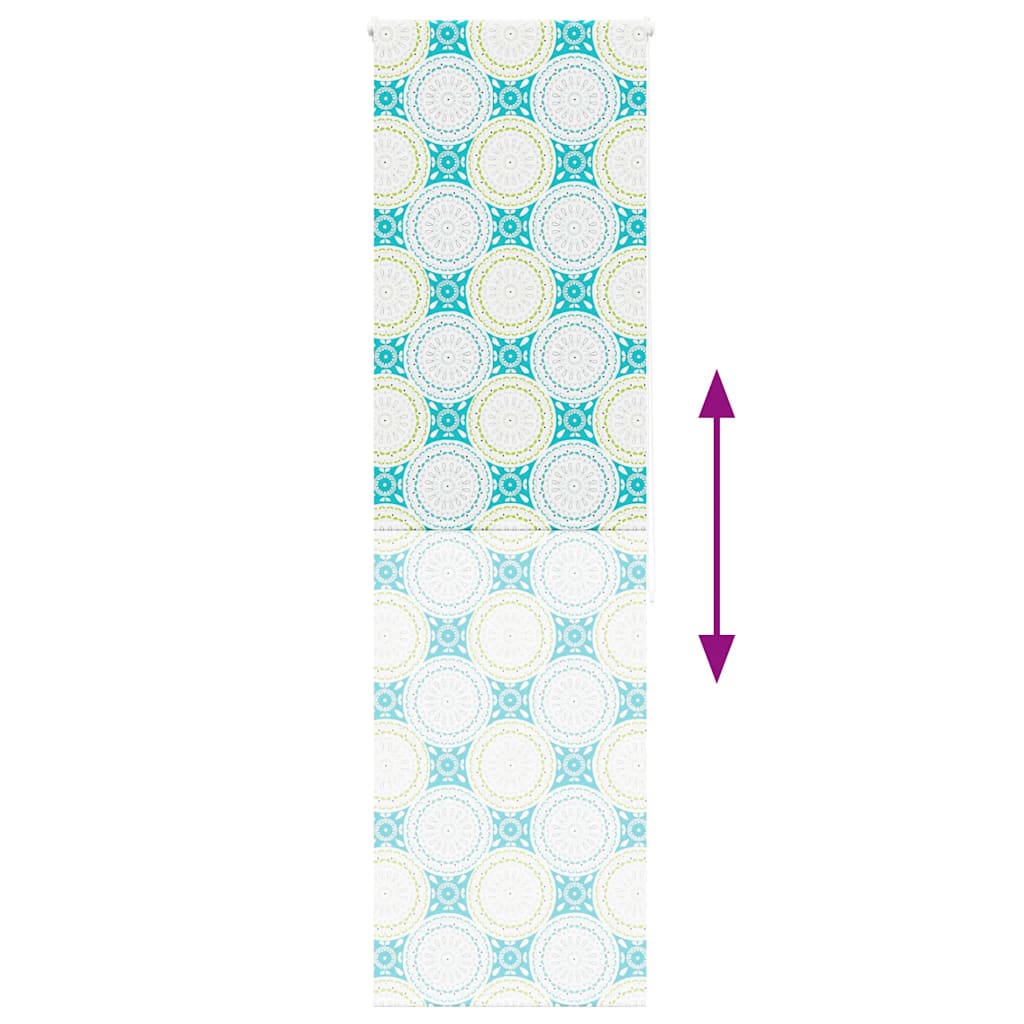 vidaXL Jaluzelă de duș 60x240 cm lățime material 56 cm vidaXL Jaluzelă de duș 60x240 cm lățime material 56 cm