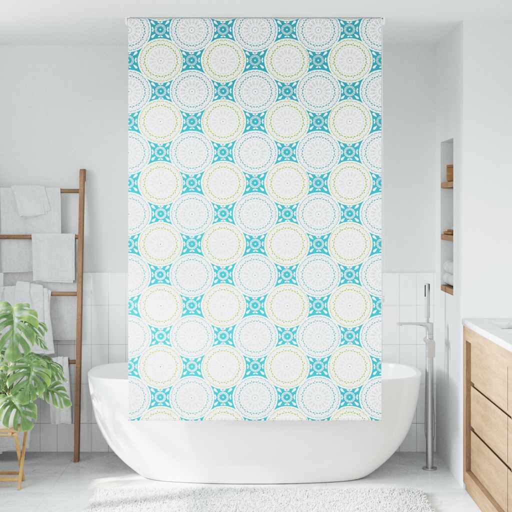 vidaXL Jaluzea cu rolă de duș 130x240 cm lățime material 126 cm