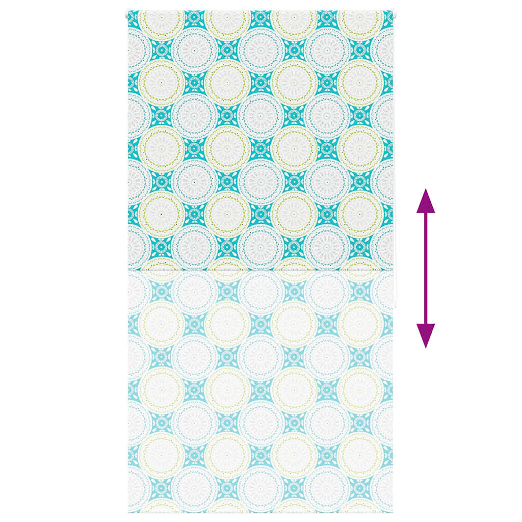 vidaXL Jaluzea cu rolă de duș 130x240 cm lățime material 126 cm
