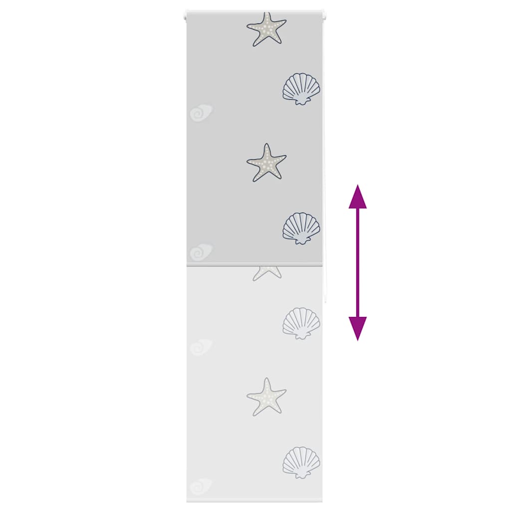 vidaXL Jaluzea cu rolă de duș 80x240 cm, lățime materială 76 cm vidaXL Jaluzea cu rolă de duș 80x240 cm, lățime materială 76 cm
