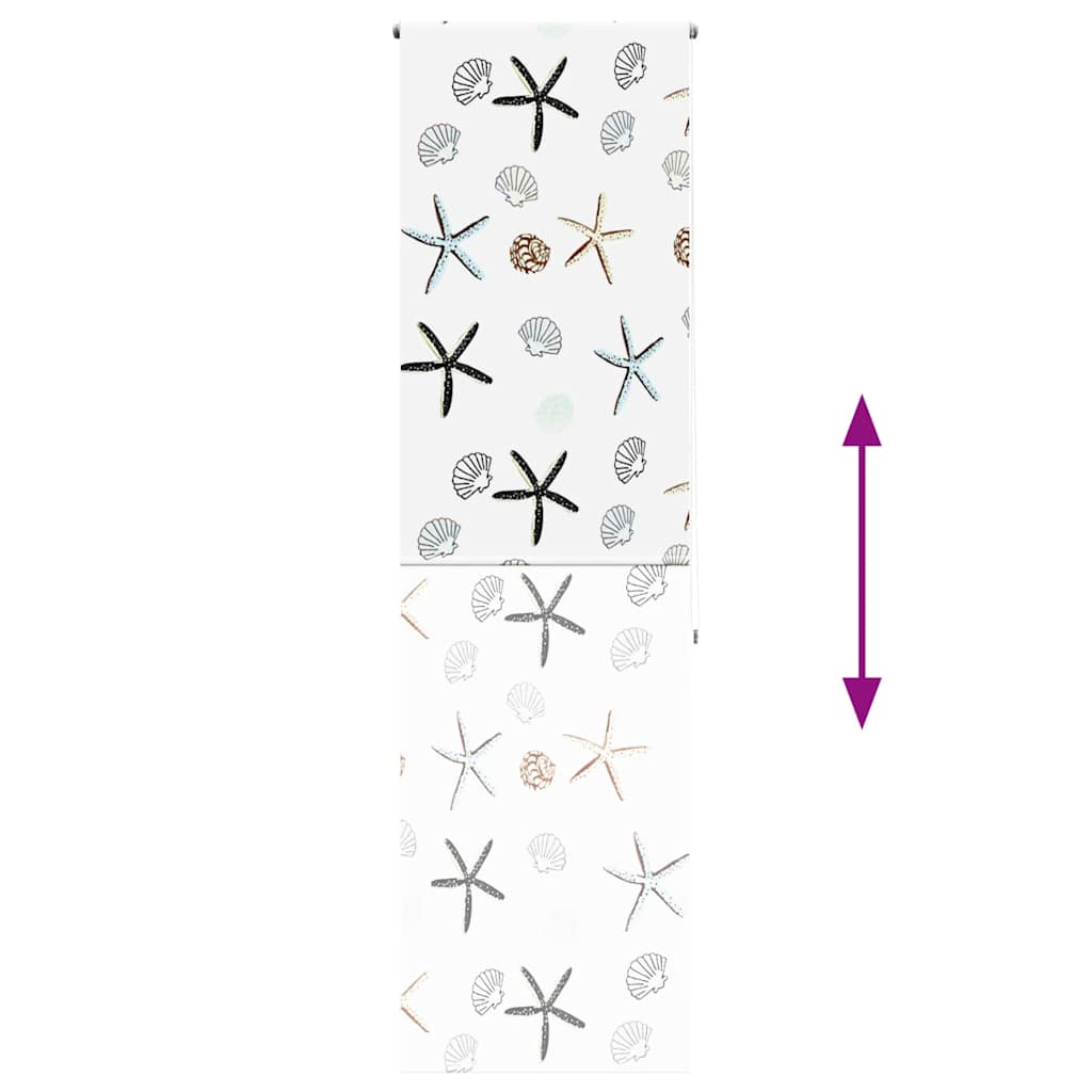 vidaXL Jaluzelă de duș 60x240 cm lățime material 56 cm vidaXL Jaluzelă de duș 60x240 cm lățime material 56 cm