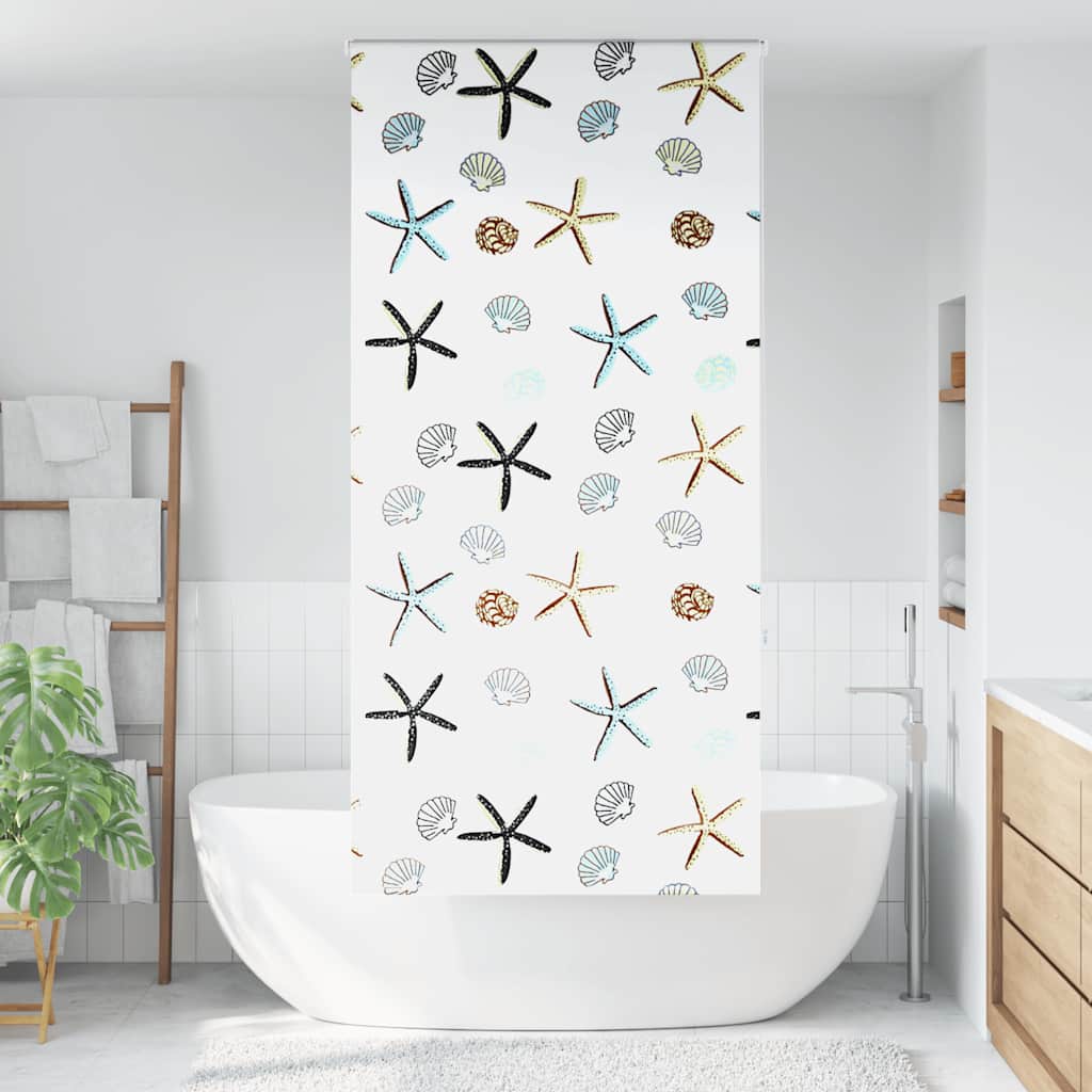vidaXL Jaluzea cu rolă de duș 110x240 cm lățime material 106 cm vidaXL Jaluzea cu rolă de duș 110x240 cm lățime material 106 cm