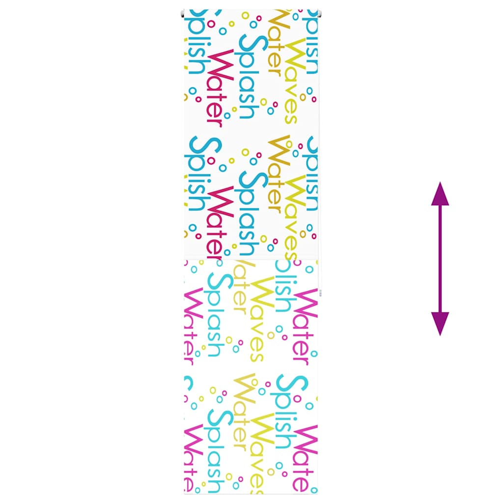 vidaXL Jaluzelă de duș 60x240 cm lățime material 56 cm vidaXL Jaluzelă de duș 60x240 cm lățime material 56 cm
