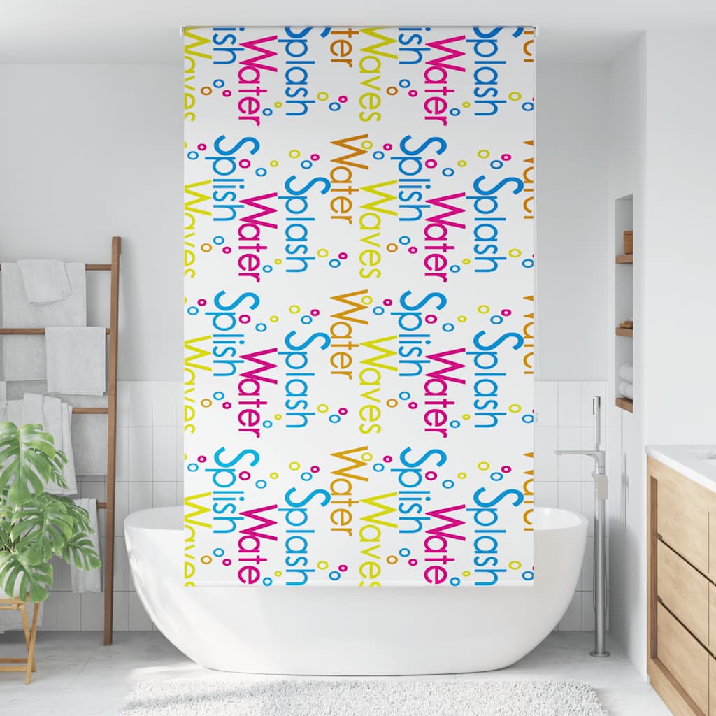 vidaXL Jaluzea cu rolă de duș 120x240 cm lățime material 116 cm vidaXL Jaluzea cu rolă de duș 120x240 cm lățime material 116 cm
