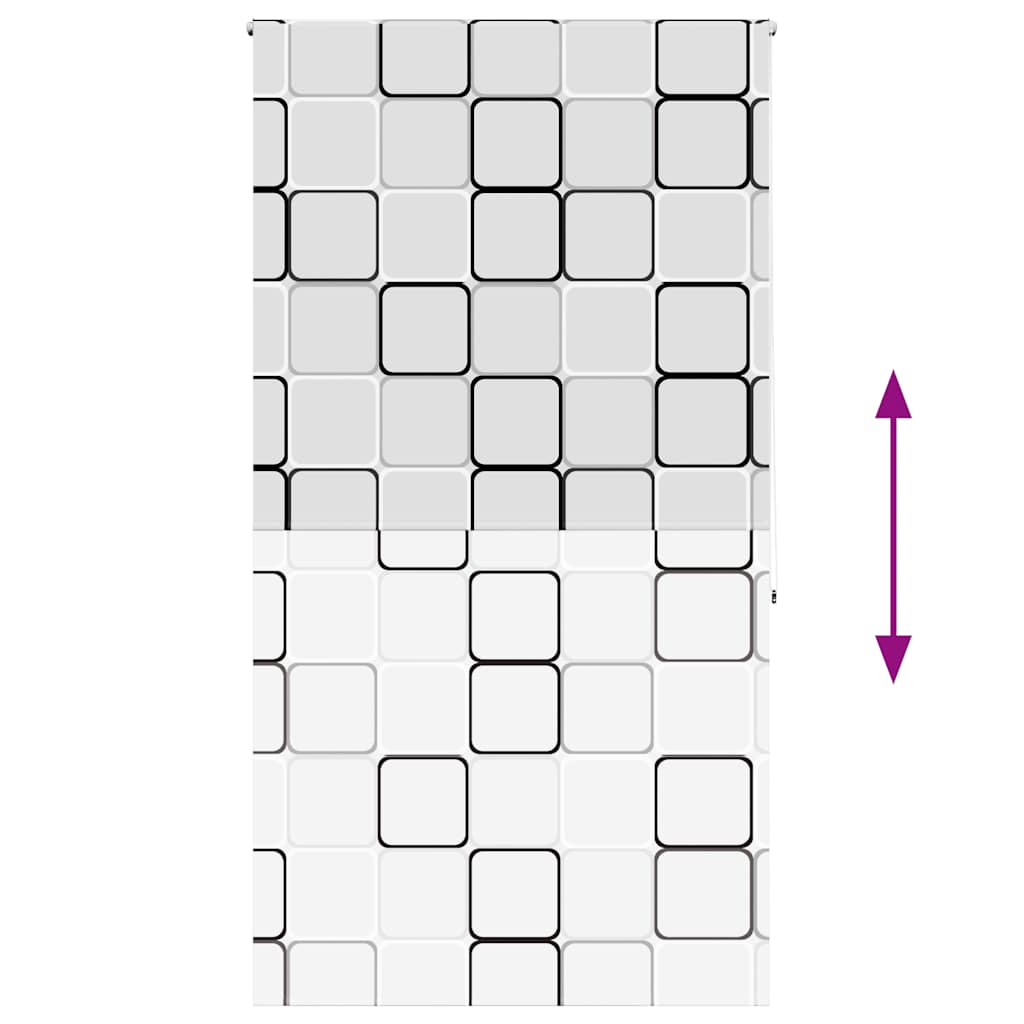 vidaXL Jaluzea cu rolă de duș 120x240 cm lățime material 116 cm vidaXL Jaluzea cu rolă de duș 120x240 cm lățime material 116 cm