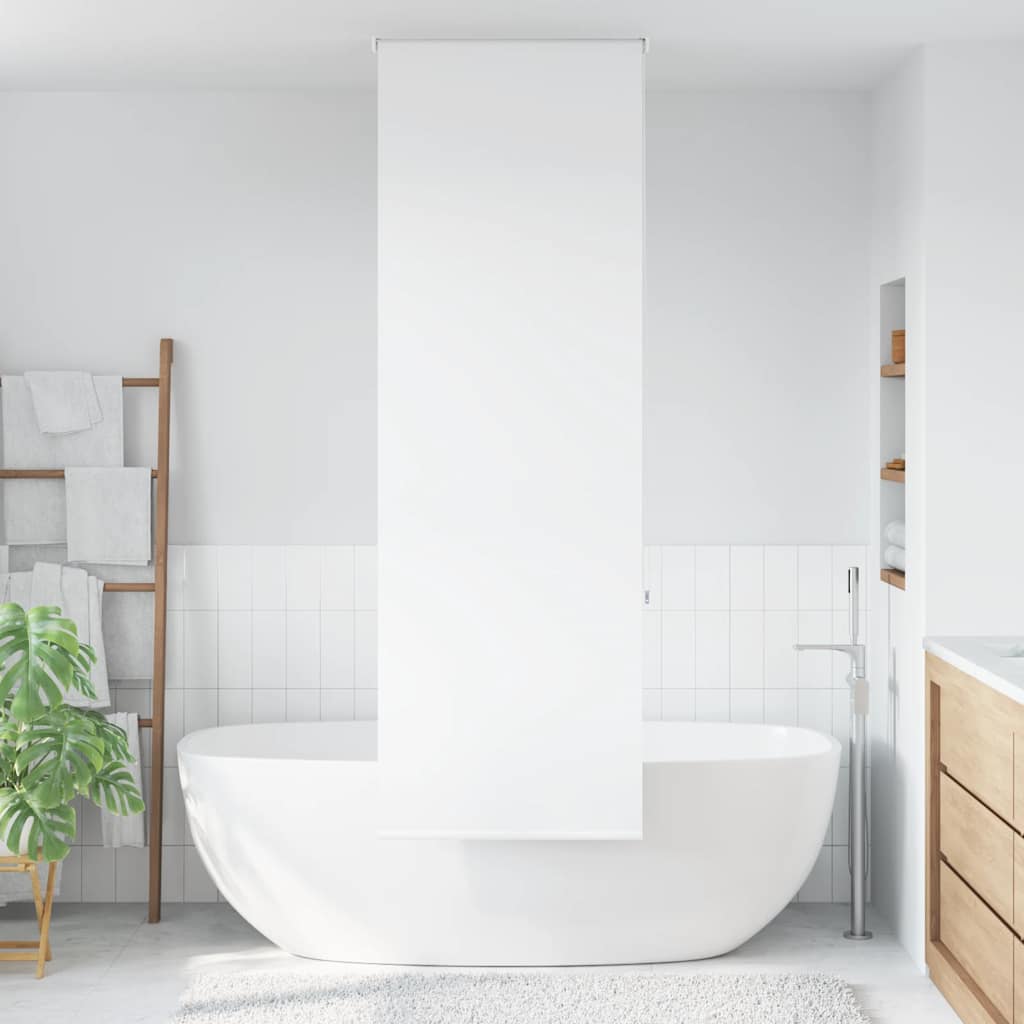 vidaXL Jaluzelă de duș 60x240 cm lățime material 56 cm vidaXL Jaluzelă de duș 60x240 cm lățime material 56 cm