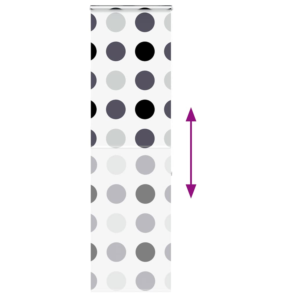 vidaXL Jaluzea cu role de duș cu casetă 80x240 cm lățime material 76 cm