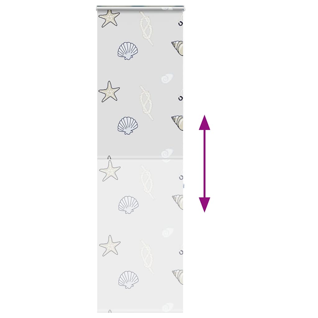 vidaXL Jaluzea cu role de duș cu casetă 70x240 cm lățime material 66 cm vidaXL Jaluzea cu role de duș cu casetă 70x240 cm lățime material 66 cm