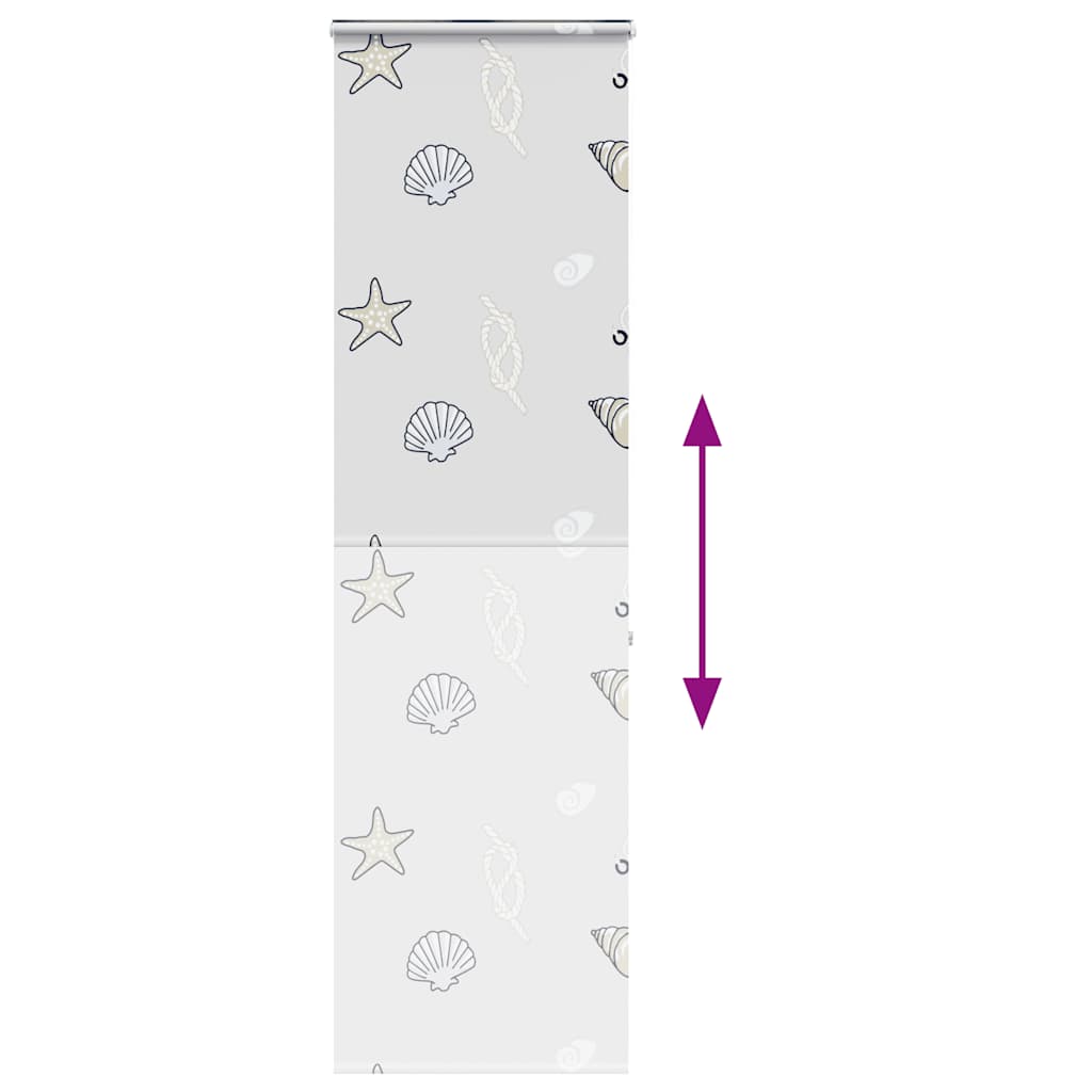 vidaXL Jaluzea cu role de duș cu casetă 80x240 cm lățime material 76 cm