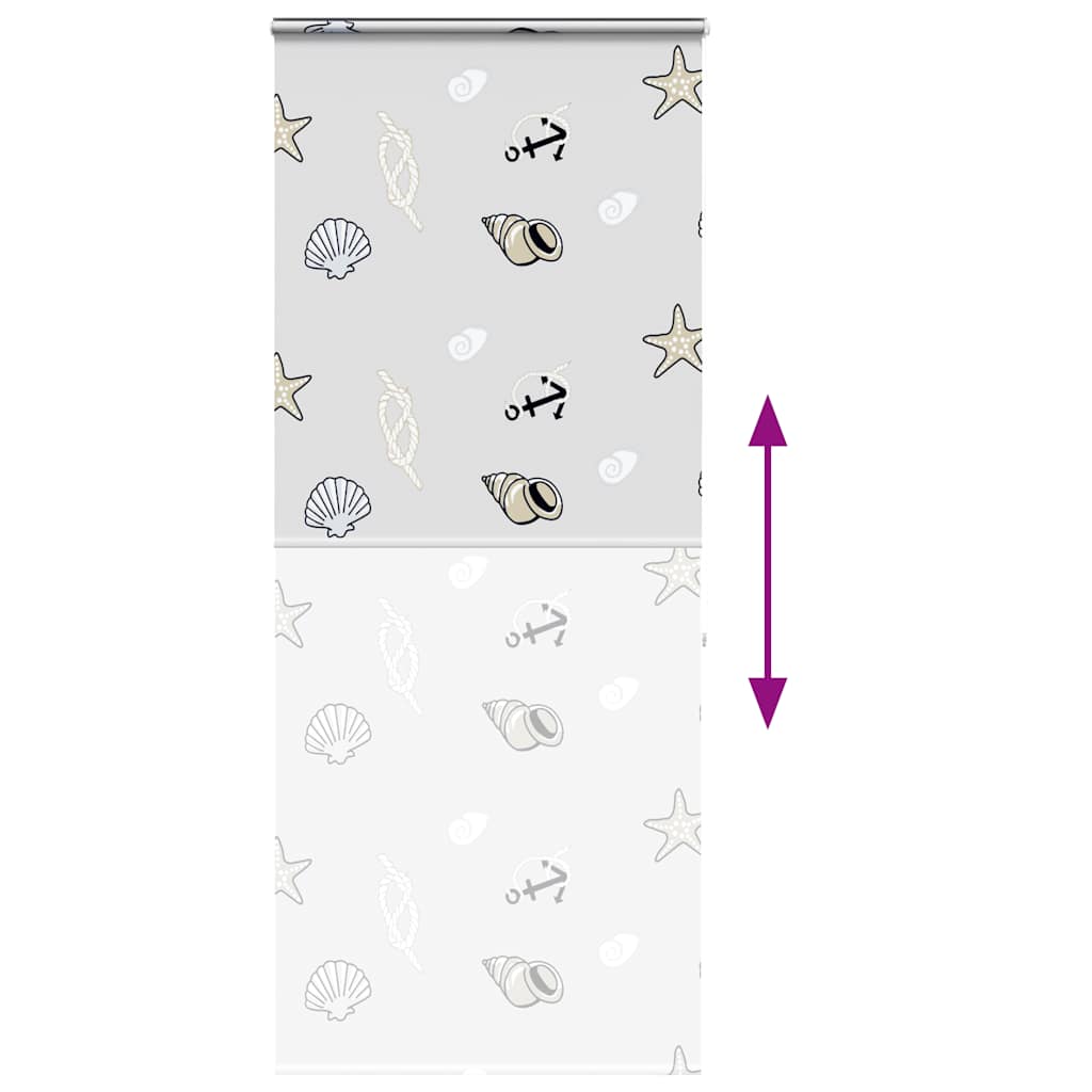 vidaXL Jaluzea cu role de duș cu casetă 110x240cm lățime material 106cm
