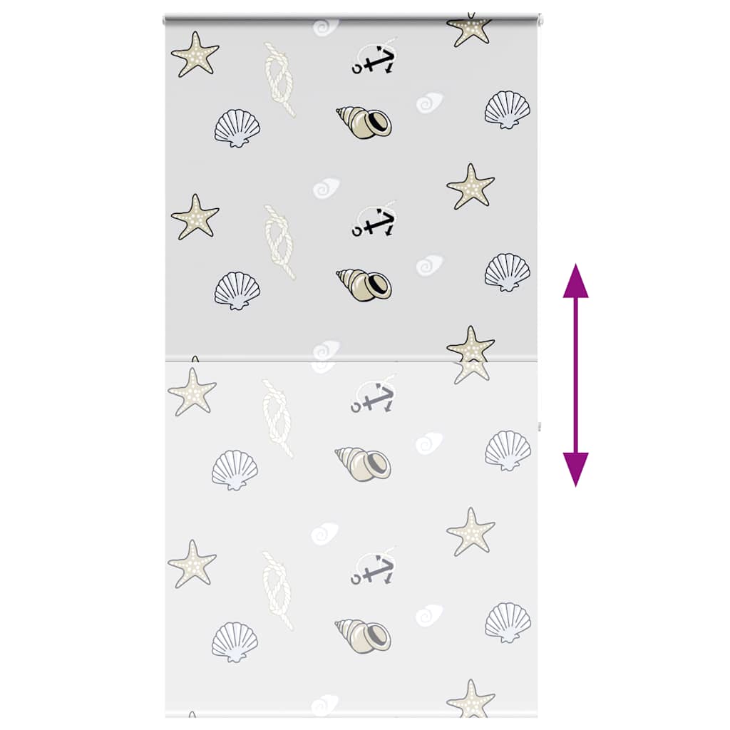 vidaXL Jaluzea cu role de duș cu casetă 130x240cm lățime material 126cm vidaXL Jaluzea cu role de duș cu casetă 130x240cm lățime material 126cm