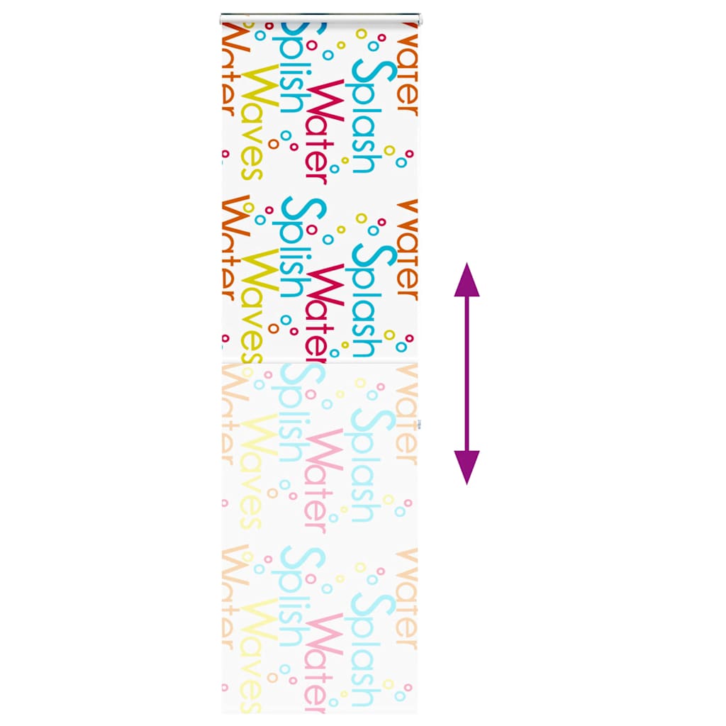 vidaXL Jaluzea cu role de duș cu casetă 70x240 cm lățime material 66 cm