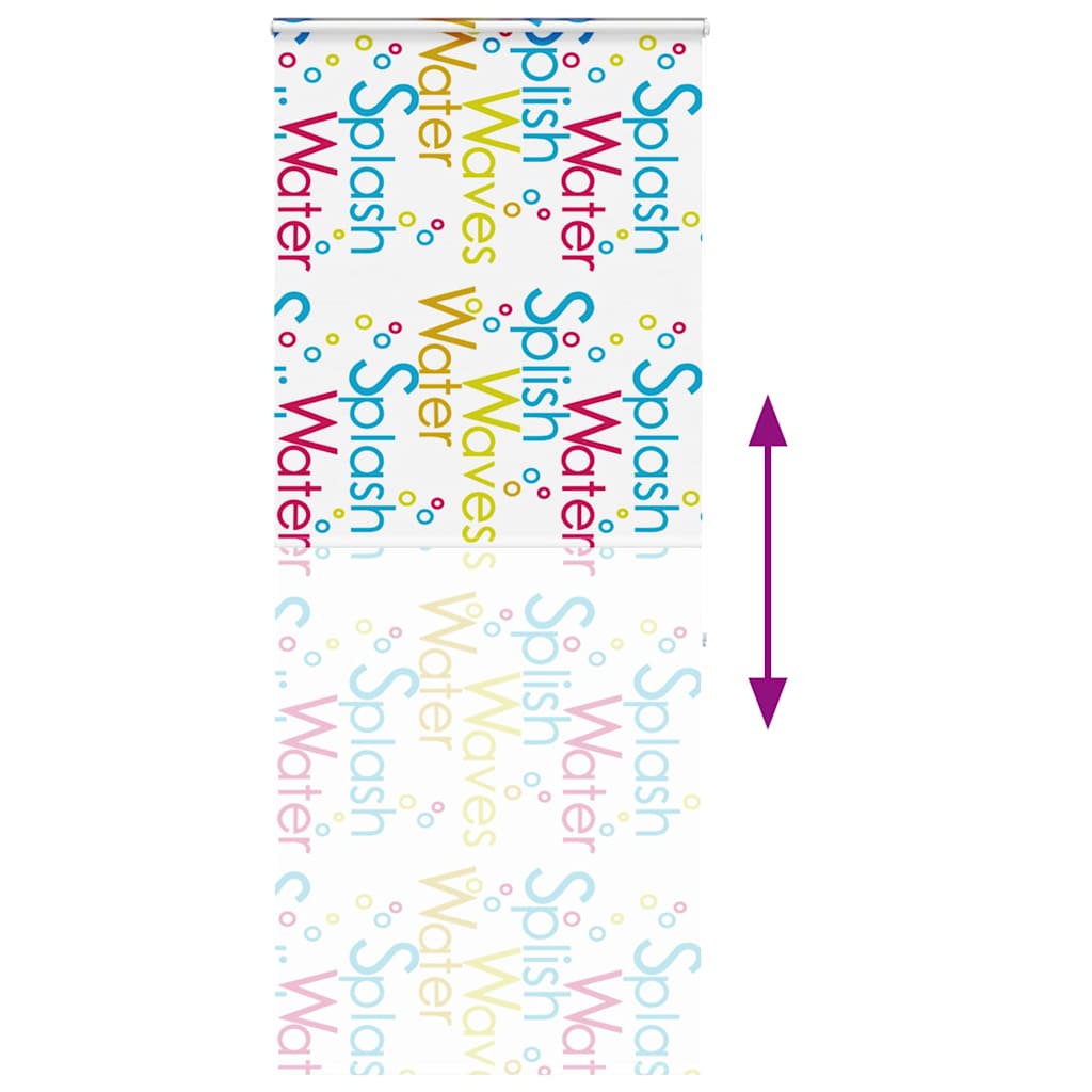 vidaXL Jaluzea cu role de duș cu casetă 100x240 cm lățime material 96cm