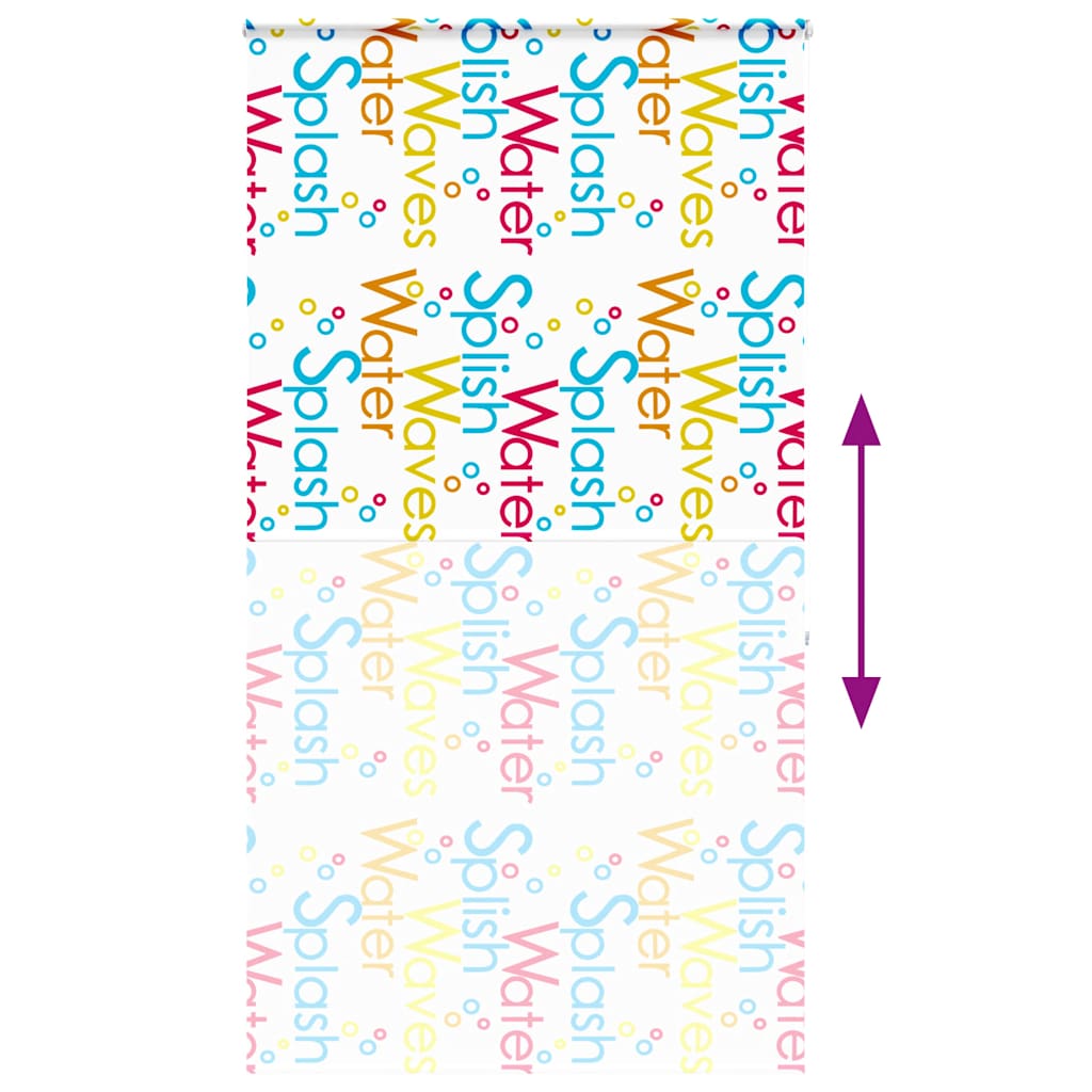 vidaXL Jaluzea cu role de duș cu casetă 130x240cm lățime material 126cm