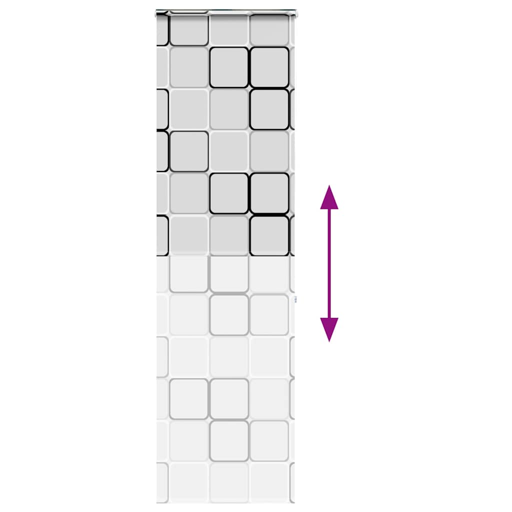 vidaXL Jaluzea cu role de duș cu casetă 80x240 cm lățime material 76 cm vidaXL Jaluzea cu role de duș cu casetă 80x240 cm lățime material 76 cm