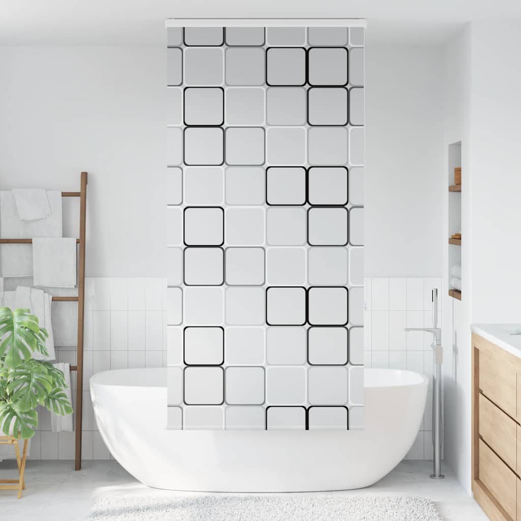 vidaXL Jaluzea cu role de duș cu casetă 100x240 cm lățime material 96cm vidaXL Jaluzea cu role de duș cu casetă 100x240 cm lățime material 96cm