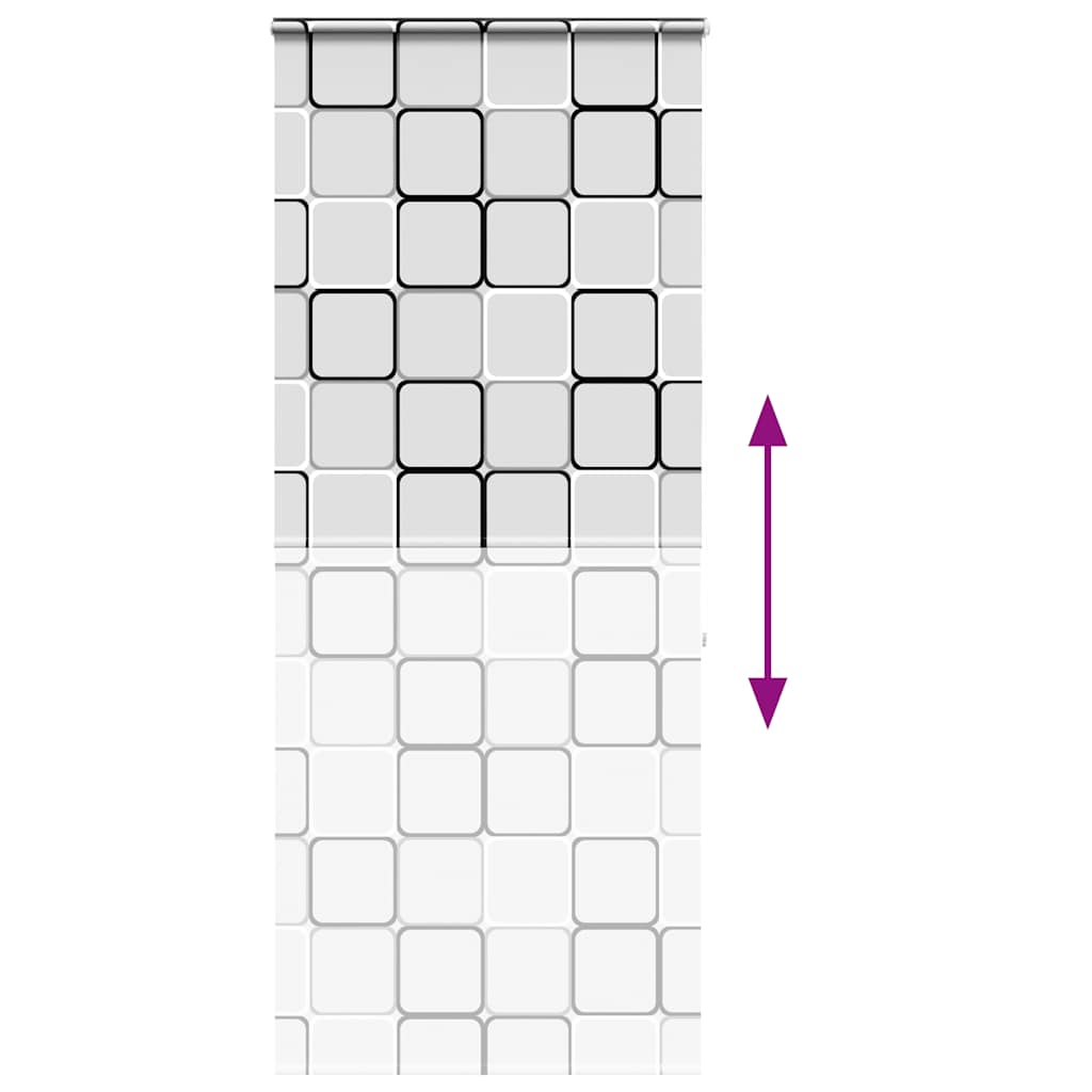 vidaXL Jaluzea cu role de duș cu casetă 100x240 cm lățime material 96cm vidaXL Jaluzea cu role de duș cu casetă 100x240 cm lățime material 96cm