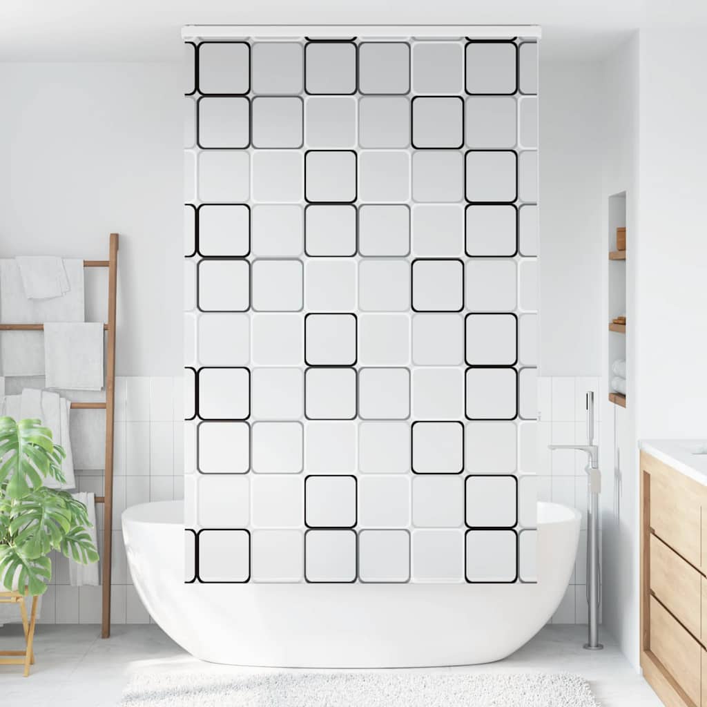 vidaXL Jaluzea cu role de duș cu casetă 130x240cm lățime material 126cm vidaXL Jaluzea cu role de duș cu casetă 130x240cm lățime material 126cm