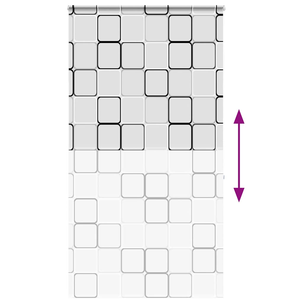 vidaXL Jaluzea cu role de duș cu casetă 130x240cm lățime material 126cm vidaXL Jaluzea cu role de duș cu casetă 130x240cm lățime material 126cm