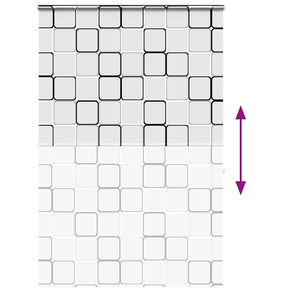 vidaXL Jaluzea cu role de duș cu casetă 160x240cm lățime material 156cm vidaXL Jaluzea cu role de duș cu casetă 160x240cm lățime material 156cm
