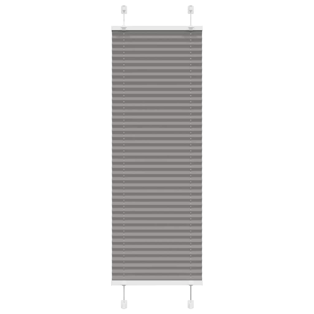 vidaXL Jaluzea plisată Antracit 40x100 cm Lățime țesătură 39,4 cm vidaXL Jaluzea plisată Antracit 40x100 cm Lățime țesătură 39,4 cm