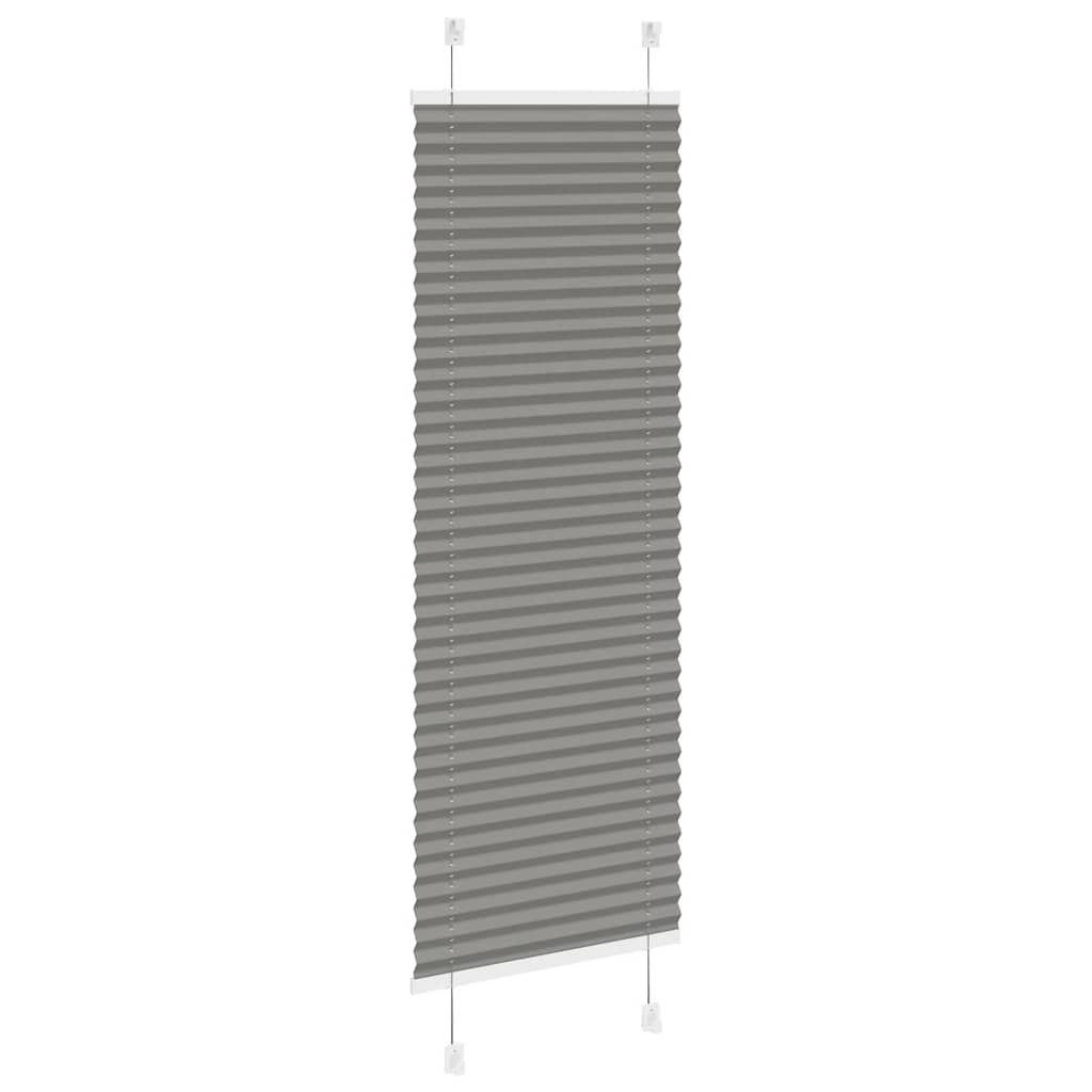 vidaXL Jaluzea plisată Antracit 50x100 cm Lățime țesătură 49,4 cm vidaXL Jaluzea plisată Antracit 50x100 cm Lățime țesătură 49,4 cm